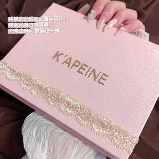 Capel 12-Color Lace Eyeshadow Dream Goddess Matte Pearlescent Blush Highlighter Powder Gel Liquid Eyeshadow Palette