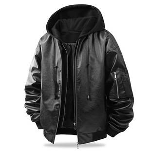 TikTok and Kuaishou video platform live-streaming hit: men's casual hooded jacket, a new loose-fit outerwear style for spring and autumn