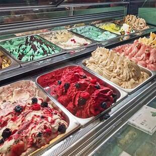 Commercial automatic high-capacity hard ice cream machine, tabletop spherical ice cream maker