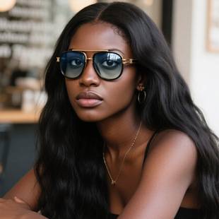 New European and American Trendy Sunglasses, Hot Girl Influencer Street Style Sunglasses, Cross-Border Retro Glasses, Factory Wholesale in Stock