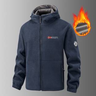 Cross-Border Wholesale of New Large-Size Jackets for Middle-Aged and Elderly Men, Youth Fleece Jackets, Sports Couple Styles, Popular in Norway