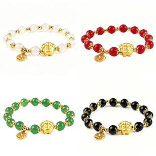 Amazon's best-selling cross-border bracelet, featuring a gold-plated sheep pendant, a lightweight and luxurious piece of jewelry, and a unique design perfect for those born in their zodiac year, believed to bring good fortune