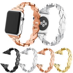 For Apple Watch 6/7/8 Full Series Apple Diamond Metal Apple Watch Strap Chain Wholesale