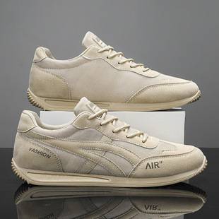 Men's Shoes New Model Forrest Gump Running Shoes Spring Korean Style Sports Casual Shoes Men's Sneakers Retro Waffle Forrest Gump Trendy Shoes