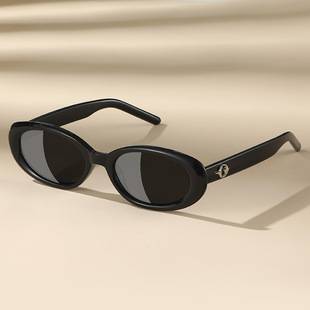 New Style Sunglasses Women's Ins American Style Retro Wide and Narrow Small Frame Spice Girl Gm Starry Sky Anti-UV Sunglasses Men's Trendy