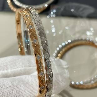 Xiangjia High version narrow version wide version bracelet coco diamond-free diamond-embedded bracelet CNC Seiko rose gold bracelet