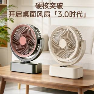 Cross-Border New Product, Small Desktop Fan, Multi-Functional, Standable and Hangable Air Circulation Fan, Rechargeable Electric Fan