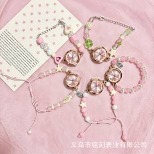 Chinese-style watch with an ancient design, original design for female students, high aesthetic appeal, artistic temperament, minimalist fashion, beaded bracelet watch