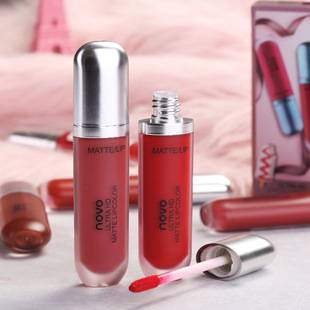 Makeup NOVO Cream Ice Cream Velvet Lip Glaze Matte Fog Not Easy to Stick Cup Female Student Cheap Lipstick