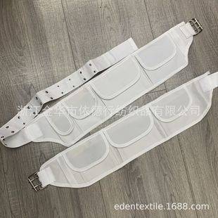 Men's Waist Bag Passport Pocket Zipper Belt White Oxford Cloth Multifunctional High-End Feel Cross-Border Manufacturer Wholesale