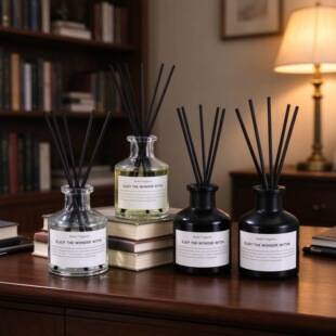 Fireless Aromatherapy Indoor Rattan Aroma Diffuser Bottle Gift Set Essential Oil Fragrance Hotel Scent Bathroom Air Freshener