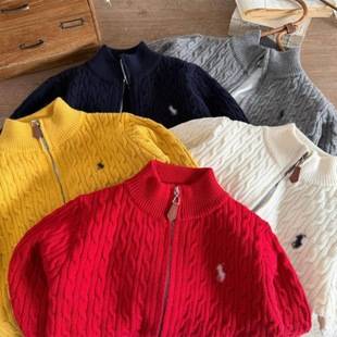 [Little Bear] Children's Sweater 2026 Spring and Autumn New Style Boys' Knitted Sweater Baby Toddler Fashionable Cardigan Sweater