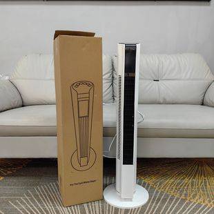 Cross-border export 86CM tower fan with timing large wind bladeless fan household three-gear adjustable vertical fan factory