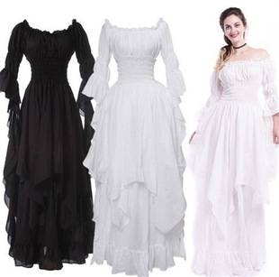 Lace Bell Sleeve Dress Dress Retro Gothic Dress Cosplay Ball Princess Dress Princess Style