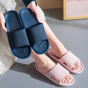 Factory direct sale slippers EVA soft bottom home couple indoor bathroom bath men's slippers wholesale