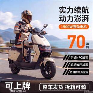 New model electric vehicle 72V high-speed electric motorcycle for delivery, long-range high-power electric bike, long-distance champion