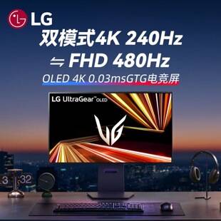 Lg 32Gx870A 31.5-Inch 4K 240Hz High Refresh Rate Gaming Oled Monitor Dual-Mode Gaming Screen