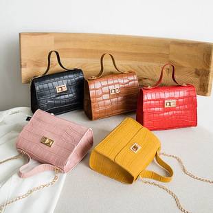 Bags Bags for Women 2023 Classic Crocodile Pattern Women's Bags Southeast Asia Export Popular Chain Bag Fashion Handheld Small Bag