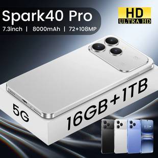 Spark40 Pro Android 7.3inch Full Network Smart Phone Hd Screen 16+1t Export Real 4g Spot