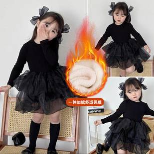 Girls Dress Children's Clothing 2025 New Children's Autumn Clothes Girls Fashionable Princess Dress Baby Girl Early Autumn Outfit