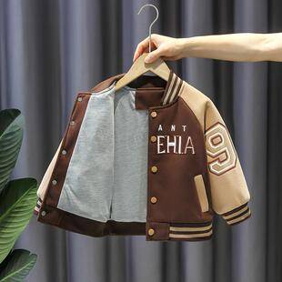 Boys' baseball jacket 2026 spring and autumn new style children's trendy casual coat stylish jacket for kids