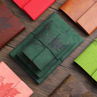 Strap-Bound A5 Planner, Portable Creative Diary Notebook, High-Value Business Office A6 Loose-Leaf Notebook, Wholesale Customization