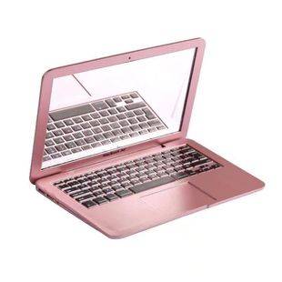 Creative mini computer small mirror laptop portable shape portable folding Apple makeup mirror mirror
