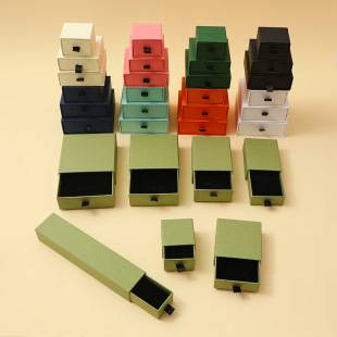 Customized Drawer Jewelry Packaging Box, High-End Jewelry Box, Ring Earrings, Earrings, Necklaces, Jewelry Bracelets Box