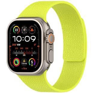 Suitable for Apple S11/S10/Watch Ultra98 Generation Se Pebbled Soft Magnetic Silicone Watch Strap