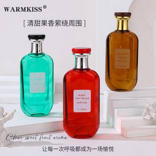 Factory Direct Sales Warmkiss Dubai Citrus Juniper Musk Perfume Men's Classic Woody Fragrance Long-Lasting Fragrance