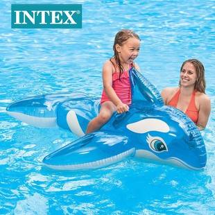 Intex 58523 Blue Whale Mount Water Toy Swimming Inflatable Chair Inflatable Mount Pvc Products