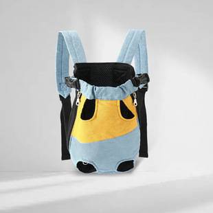 Cross-Border Universal Pet Backpack for Cats and Dogs, Dual-Use Travel Bag for Chest and Shoulders, Pet Carrier Bag for Outings