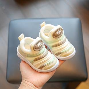 Baby shoes Caterpillar toddler shoes autumn and winter boys' shoes 0-1-2 years old toddler soft bottom baby functional shoes female