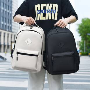 Men's large-capacity casual trendy backpack for middle and high school students, college students, travel, business, and sports