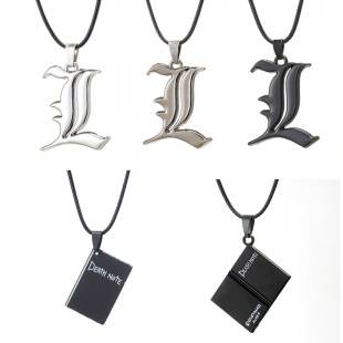 Japanese animation Death Note Big L necklace Death black notebook Death Note pendant factory outlet