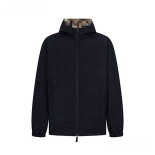 Cross-border bestseller embroidered new trendy casual men's plaid fashion jacket, trendy brand versatile double-sided coat