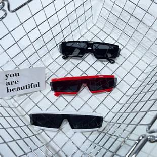 Children's Sunglasses, Trendy and Cool, Baby's Stylish, Fashionable Boys' Sunglasses, Anti-Uv, Girls' Catwalk Concave Shape Glasses