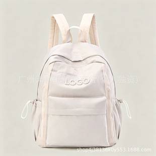 Al0 Simple Solid Color Backpack Cross-Border Hot-Selling Versatile Fashionable College Student Bag Large Capacity Travel Backpack