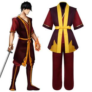 Avatar: The Last Airbender Zuko cosplay costume, Fire Nation Prince Zuko role-playing stage costume full set