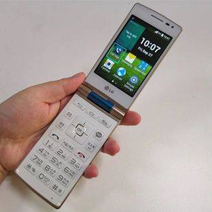 LG D486 classic folding flip Android smartphone large button touch screen dual-purpose design suitable for cross