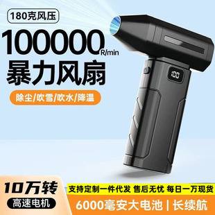 Cross-Border New Model X8 Violent Fan High-Speed Fan Snow Car Dust Blower Portable Turbo Wireless Blower Mini