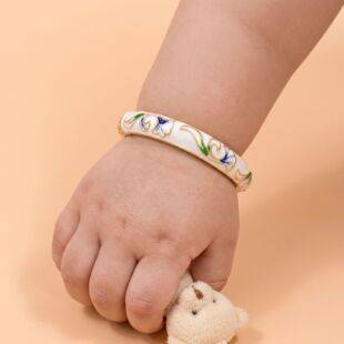 Baby enamel bracelet, new style bracelet, cute gift for children, infants, and kids for birthdays, full moon, and first birthday
