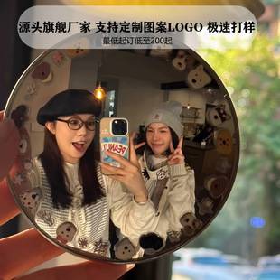 High-Definition Wide-Angle Convex Mirror for Selfies, a Travel Must-Have for Couples and Friends, Can Be Printed with Logo, Handheld Selfie Mirror