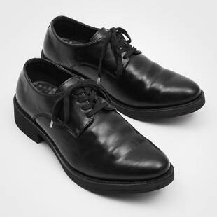 Cleanfit Pointed-Toe Derby Shoes with Raised Toe, Pleated Thick Sole, Height-Increasing British Style Wizard Shoes, Casual Men's Trendy Shoes-A15