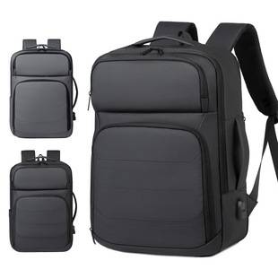 Cross-Border Business Backpack, Student School Bag, Fashionable Travel Expandable Travel Backpack, High-End Commuter Computer Bag