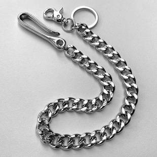 Retro Hip Hop Chunky Cloth Chain Waist Chain Artistic Youth Personality Simple Textion All-match Wallet Anti-theft Pants Chain