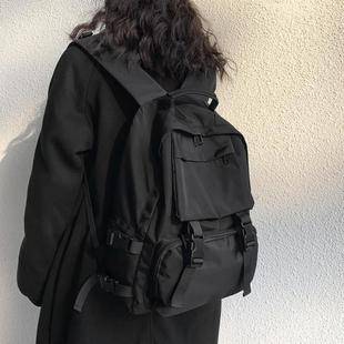 New High-end Sense Schoolbag Women's Senior high school Campus Large Capacity Backpack Tooling Style Backpack Men's Cross-border Ins Bag