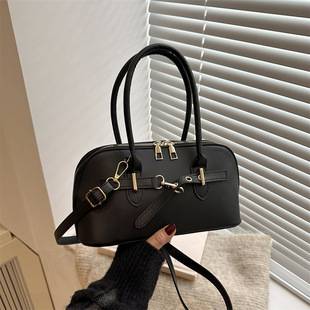 Simple Niche Handbag for Women 2024 New Fashion Retro Underarm Bag Simple Large Capacity Crossbody Bag