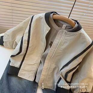 Boys' baseball jacket, 2026 new Korean-style children's casual baseball top
