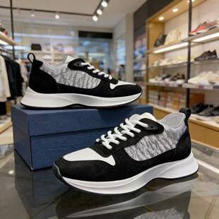 Putian Shoes High Version B25 Printed Letter Stitching Cd Dad Shoes Fashionable Versatile Breathable Casual Trendy Sports Shoes